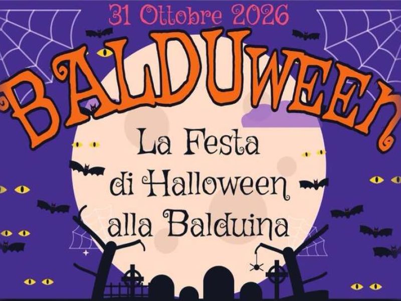 Balduween 2026, Halloween anima la Balduina: festa, giochi e corteo degli spiritelli organizzato dal Comitato Balduina’S